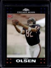 GREG OLSEN 2007 TOPPS CHROME REFRACTOR ROOKIE CARD