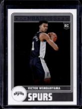 VICTOR WEMBANYAMA 2023-24 PANINI HOOPS ROOKIE CARD