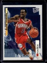 ALLEN IVERSON 1996-97 FLEER ULTRA ENCORE ROOKIE CARD