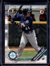 JULIO RODRIGUEZ 2019 BOWMAN 1ST ROOKIE CARD