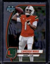 CAM WARD 2024 BOWMAN CHROME U ROOKIE CARD