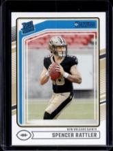 SPENCER RATTLER 2024 DONRUSS ROOKIE CARD