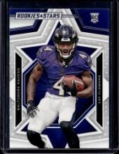 ZAY FLOWERS 2023 PANINI ROOKIES & STARS ROOKIE CARD