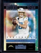 JUSTIN HERBERT 2020 PANINI CONTENDERS ROY INSERT ROOKIE CARD
