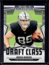 BROCK BOWERS 2024 PANINI ROOKIES & STARS ROOKIE CARD