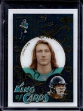 TREVOR LAWRENCE 2021 PANINI ILLUSIONS KING OF CARDS ROOKIE CARD