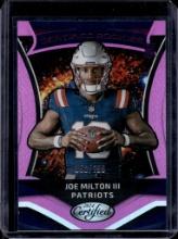 JOE MILTON III 2024 CERTIFIED MIRROR PINK ROOKIE CARD