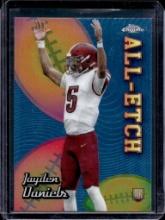 JAYDEN DANIELS 2024 TOPPS CHROME ALL-ETCH ROOKIE CARD