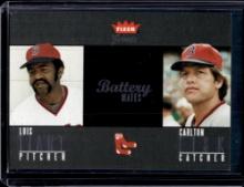 CARLTON FISK LUIS TIANT 2004 FLEER GREATS BATTERY MATES INSERT