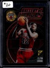 ELTON BRAND 2001-02 TOPPS GALLERY STAINED GLASS HEROES INSERT SP