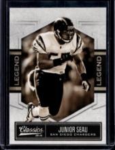JUNIOR SEAU 2010 DONRUSS CLASSICS LEGENDS SILVER