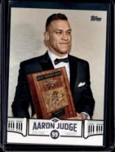 AARON JUDGE 2018 TOPPS ROOKIE OF THE YEAR TRIBUTE INSERT