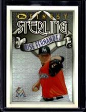 JOSE FERNANDEZ 2014 TOPPS FINEST SILVER REFRACTOR