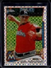 JOSE FERNANDEZ 2014 TOPPS CHROME ROOKIE CUP XFRACTOR
