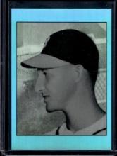 WARREN SPAHN 2013 BOWMAN CHROME SAPPHIRE REFRACTOR ROOKIE REPRINT