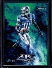 CALVIN JOHNSON 2014 TOPPS FIRE EMERALD