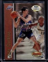 JOHN STOCKTON 1997-98 BOWMAN'S BEST TECHNIQUES REFRACTOR SP