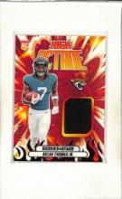 BRIAN THOMAS JR 2024 PANINI ROOKIES & STARS JERSEY ROOKIE CARD