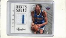 ANTHONY DAVIS 2013-14 PANINI PRESTIGE GAME USED JERSEY CARD