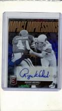 ROGER WEHRLI 2024 PANINI ELITE PLATINUM IMPRESSIONS AUTOGRAPH CARD
