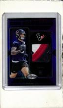 CADE STOVER 2024 PANINI CERTIFIED MIRROR BLUE JERSEY PATCH ROOKIE CARD