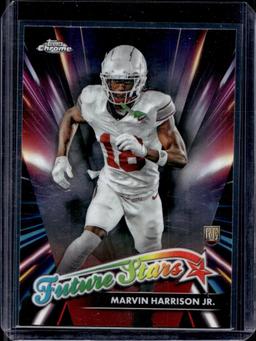 MARVIN HARRISON JR 2024 TOPPS CHROME FUTURE STARS ROOKIE CARD