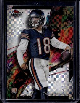 CALEB WILLIAMS 2024 TOPPS FINEST XFRACTOR ROOKIE CARD