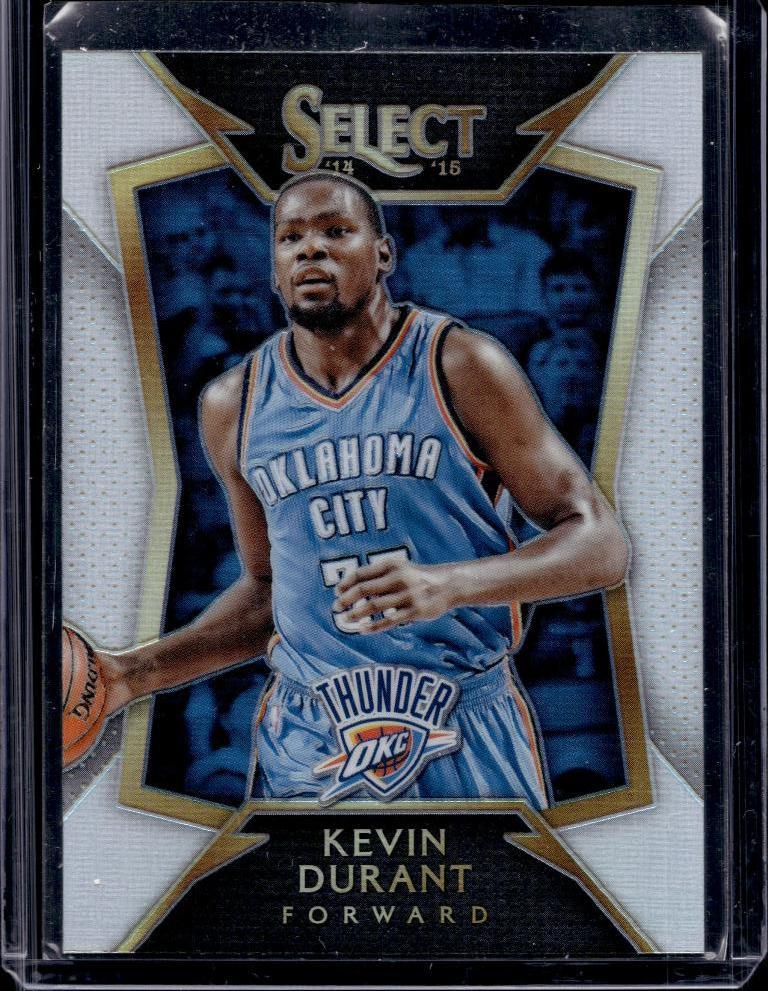 KEVIN DURANT 2015-16 PANINI SELECT SILVER PRIZM