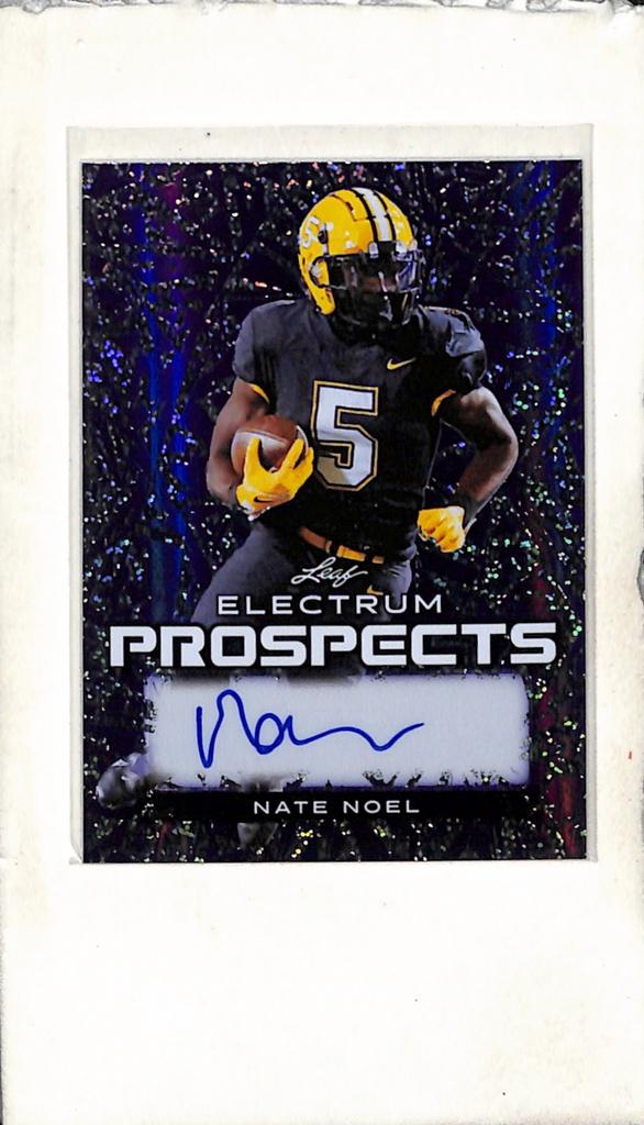 NATE NOEL 2024 LEAF ELECTRUM AUTOGRAPH ROOKIE CARD