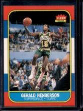 GERALD HENDERSON 1986-87 FLEER #45