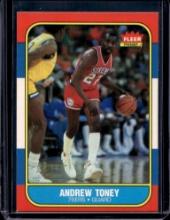 ANDREW TONEY 1986-87 FLEER #114