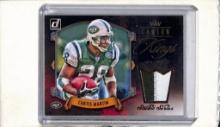 CURTIS MARTIN 2020 DONRUSS GAME USED JERSEY PATCH