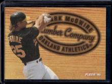 MARK MCGWIRE 1996 FLEER LUMBER COMPANY INSERT