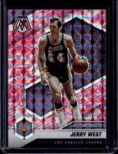 JERRY WEST 2020-21 PANINI MOSAIC PINK CAMO PRIZM