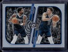 LUKA DONCIC KYRIE IRVING 2023-24 PANINI OPTIC ILLUSIONS SILVER PRIZM
