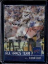 STEFON DIGGS 2022 SCORE ALL HANDS TEAM 3-D LENTICULAR INSERT
