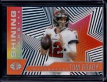 TOM BRADY 2021 PANINI ILLUSIONS SHINING STARS ORANGE INSERT