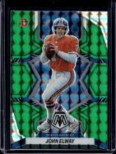 JOHN ELWAY 2022 PANINI MOSAIC GREEN PRIZM