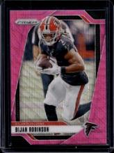 BIJAN ROBINSON 2024 PANINI PRIZM PINK WAVE PRIZM