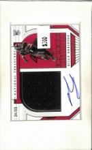 BIJAN ROBINSON 2023 NATIONAL TREASURE JUMBO JERSEY AUTOGRAPH ROOKIE CARD