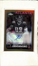 RUKE ORHORHORO 2024 TOPPS CHROME GOLD REFRACTOR AUTOGRAPH ROOKIE CARD