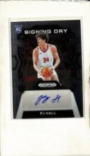 PJ HALL 2024 PANINI PRIZM DRAFT AUTOGRAPH ROOKIE CARD