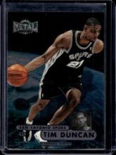 TIM DUNCAN 1997-98 FLEER METAL ROOKIE CARD
