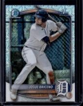 JOSUE BRICENO 2025 BOWMAN CHROME MEGA REFRACTOR 1ST ROOKIE CARD