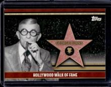 GEORGE BURNS 2011 TOPPS AMERICAN PIE WALK OF FAME INSERT