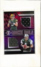 BRETT FAVRE SEAN CLIFFORD 2023 PANINI ILLUSIONS DUAL JERSEY CARD