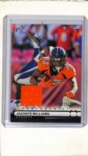 JAVONTE WILLIAMS 2022 PANINI PHOTOGENIC GAME USED JERSEY CARD
