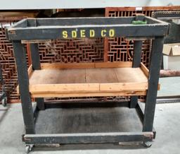 Rolling Wooden Cart / Rack