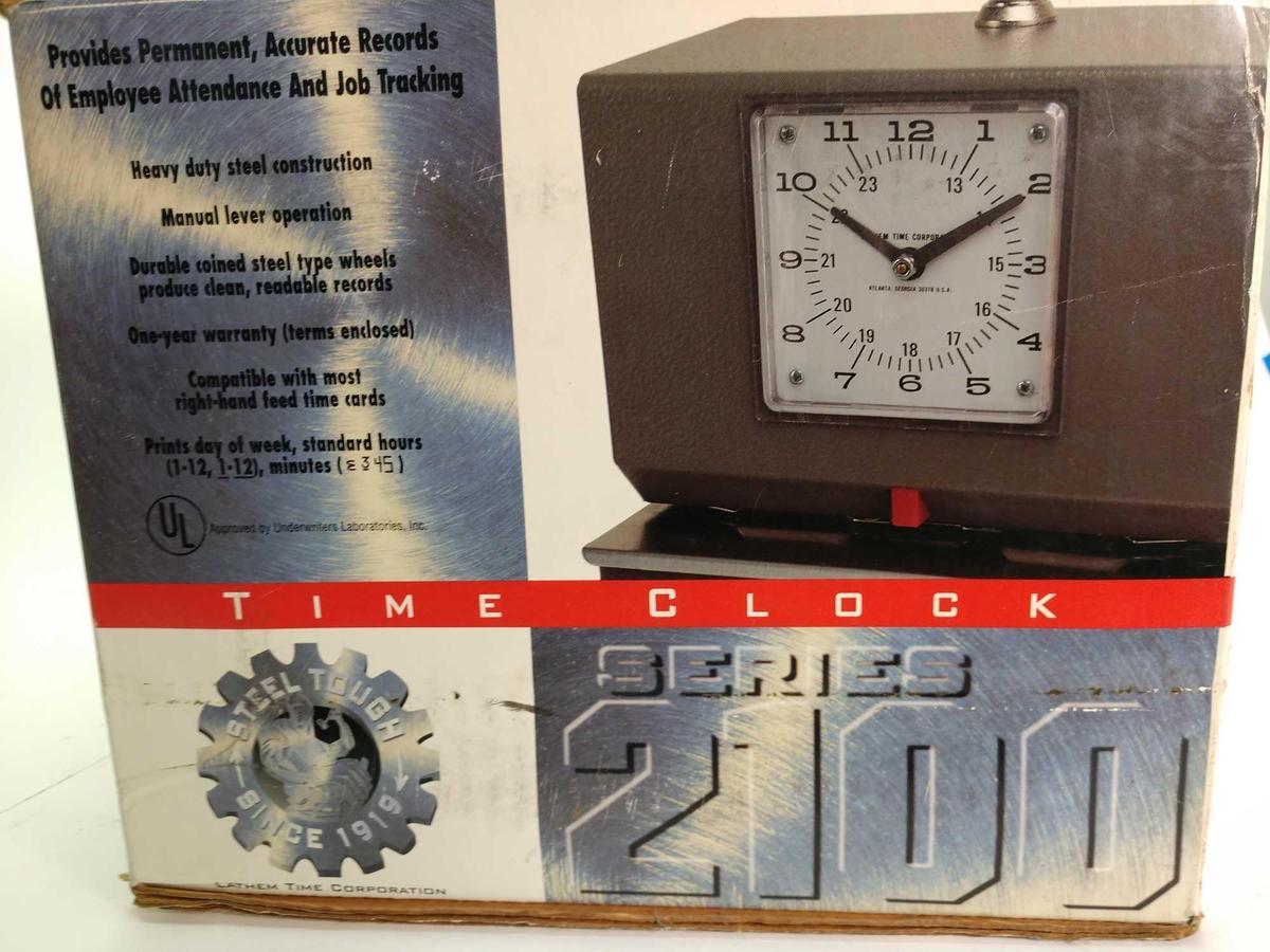 Lathem time clock