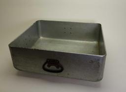 Large aluminum pot with four handles